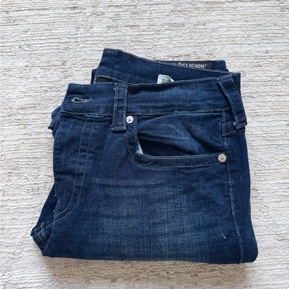 True Religion Men’s Dark Blue Skinny Relaxed Jeans (Size 36) - Picture 5 of 5